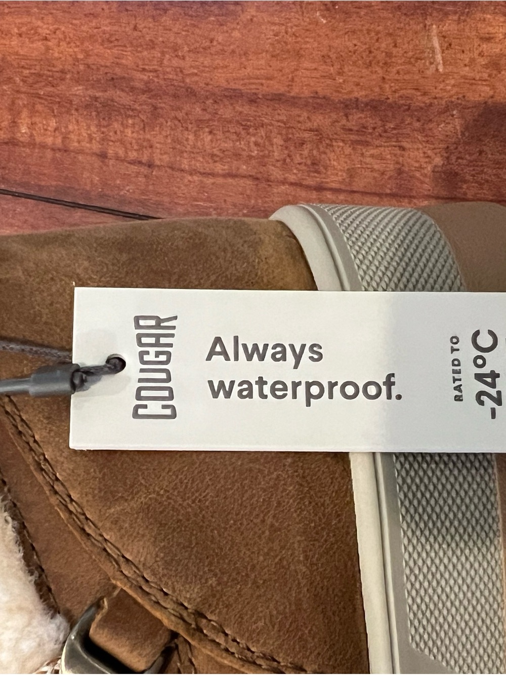 Cougar Tan Winter Shearling-Lined Waterproof Boot - Picture 2 of 9